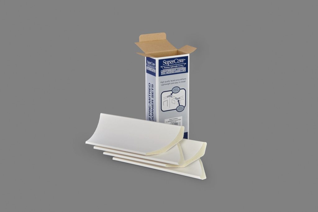 SuperCove Lightweight Coving – Pre-Mitred Internal Corner x 2 Sets